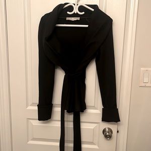 Zara Black Peplum Jacket Size S
